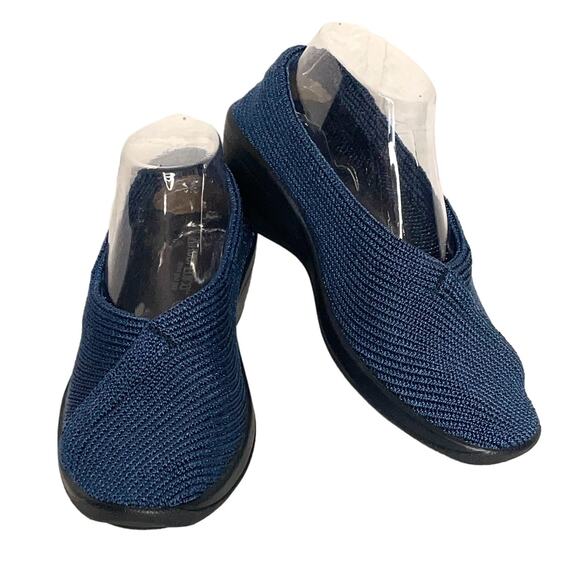 Arcopedico Blue Knit Mailo Sport Comfort Wedge Shoes Size 38 7.5 US - Picture 3 of 8
